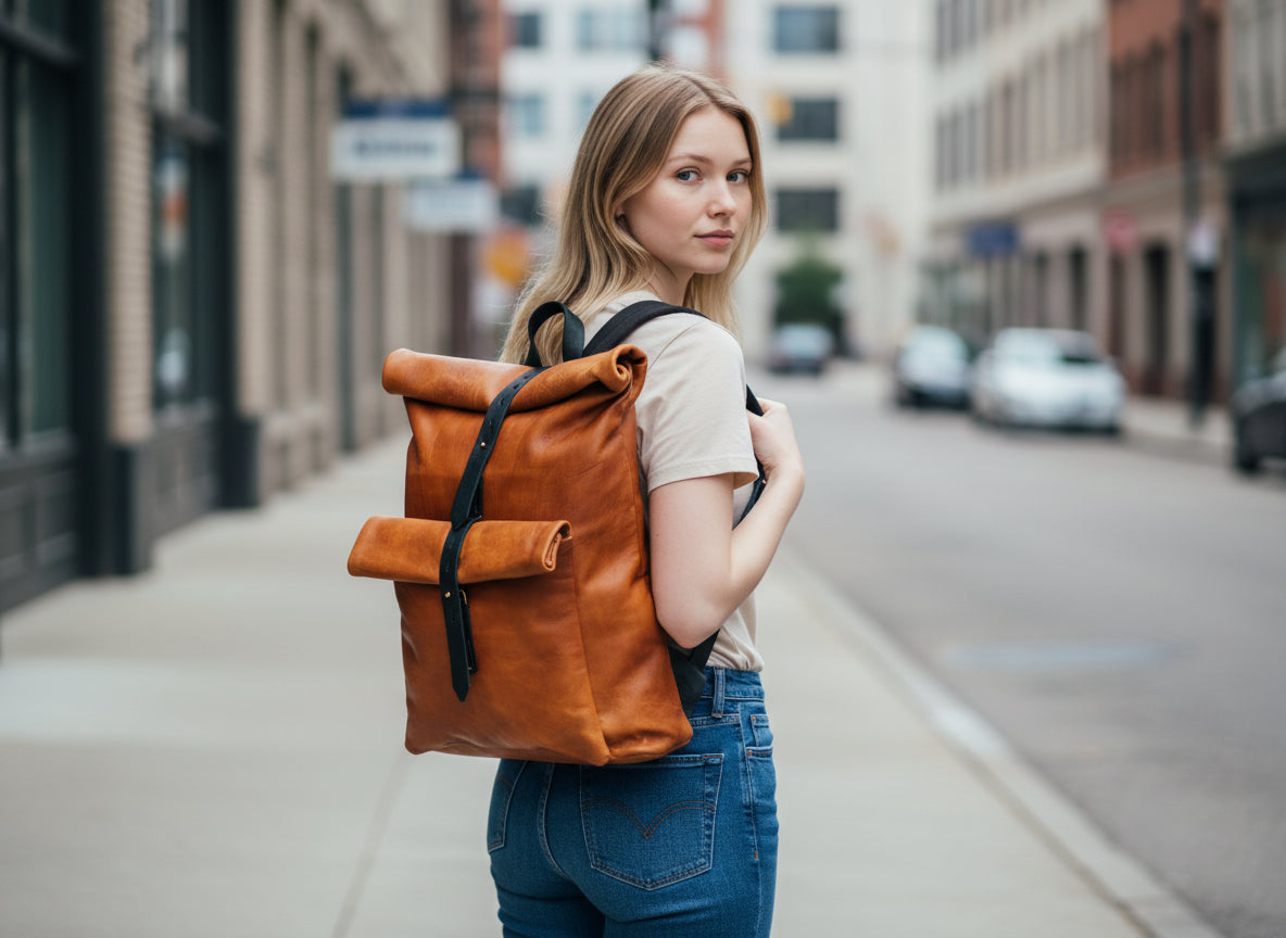 TINGHIR RUCKSACK AUS ZIEGENLEDER