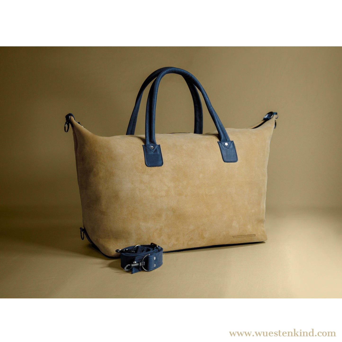 Essaouira Weekender aus Veloursleder