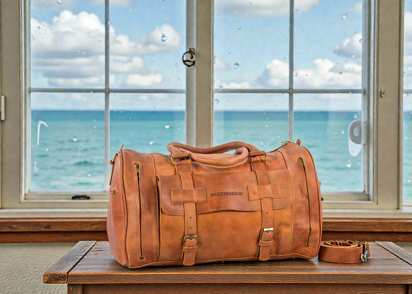 Marrakesch Weekender Handgepäck – Pflanzlich gegerbtes Leder