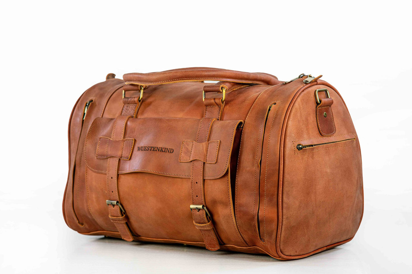 Weekender Handgepäck – Pflanzlich gegerbtes Leder