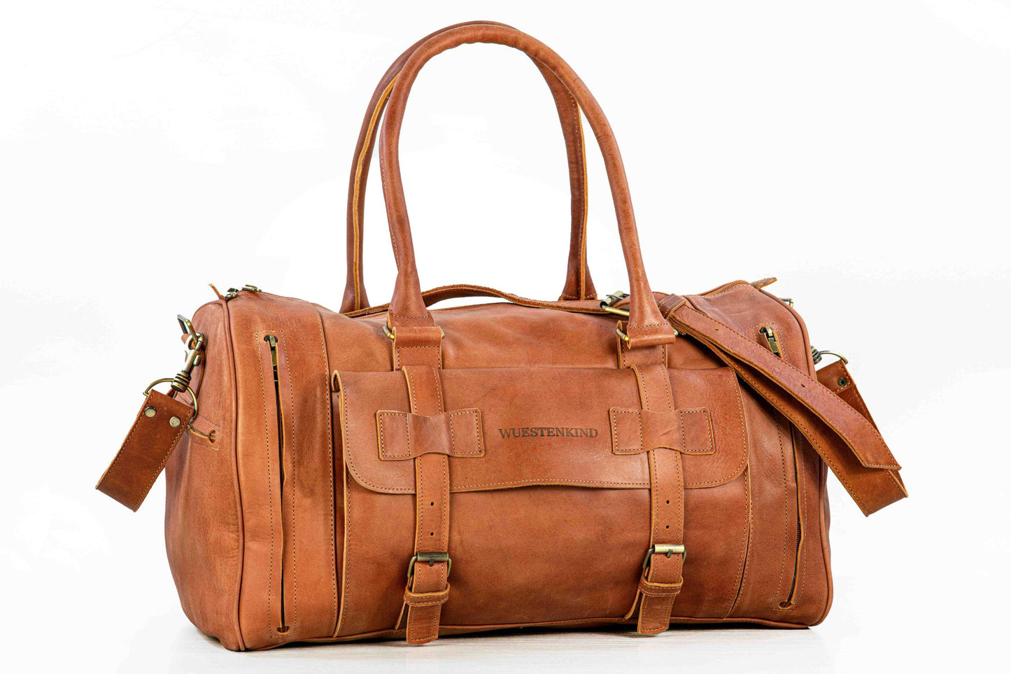 Weekender Handgepäck – Pflanzlich gegerbtes Leder